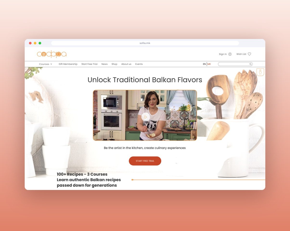 Sofra - product designe case study