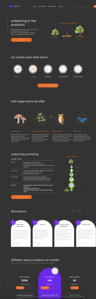 Larger.World aftere web site