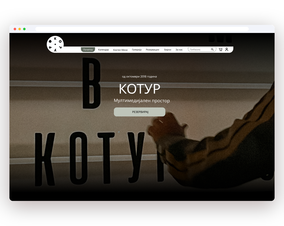Landing page Kotur